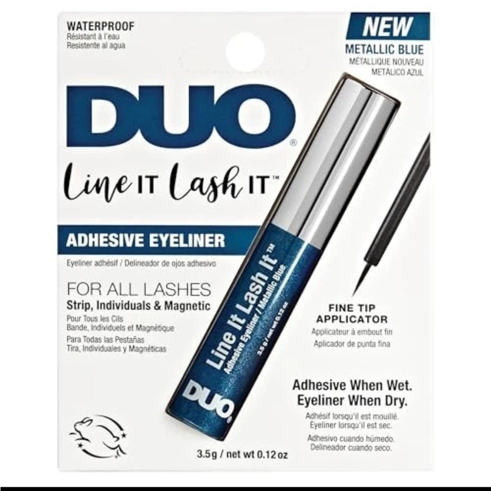 DUO Line It Lash It Adhesive Eyeliner metallic blue
